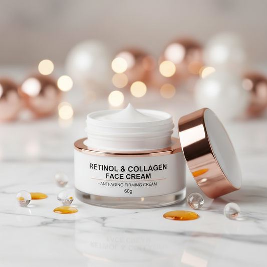 Retinol & Collagen Face Cream 60g, Anti-Aging Firming 